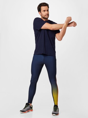 ADIDAS TERREX Skinny Workout Pants 'Agravic Xc Race' in Blue