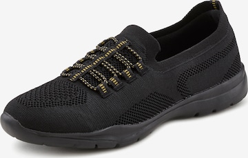 LASCANA Slip-On i svart: framsida