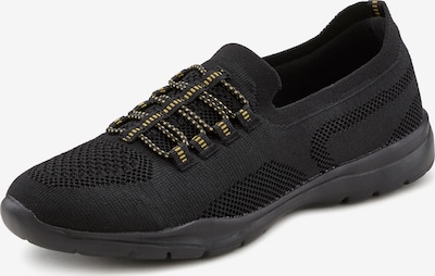 LASCANA Спортни обувки Slip On в жълто / черно, Преглед на продукта