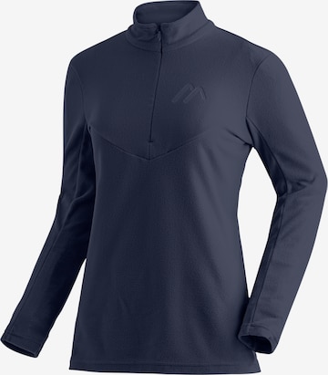 Maier Sports Funktionsfleecejacke in Blau: Vorderseite