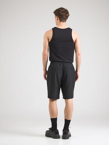 Calvin Klein Ohlapna forma Hlače | črna barva