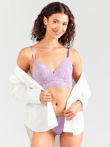 Hunkemöller - Triángulo Sujetador 'Andrea' en lila
