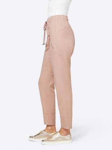 Regular Pantalon heine en rose