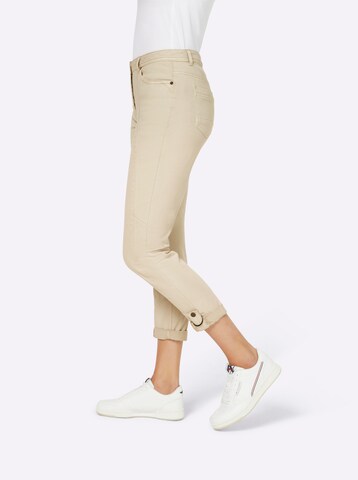 heine Slim fit Jeans in Beige