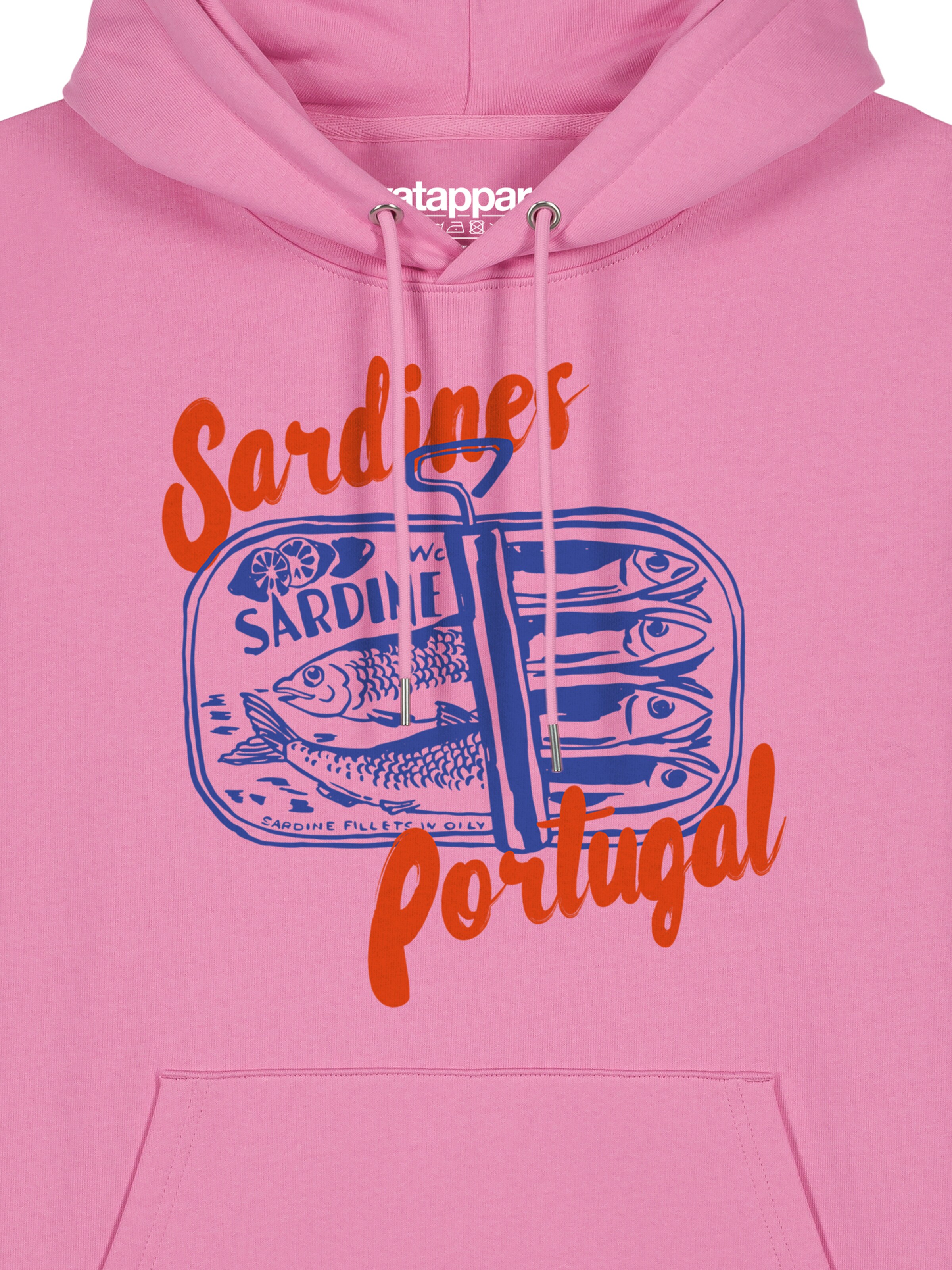 Sweat-shirt 'Sardines Portugal' Watapparel en rose