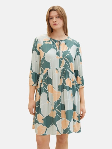 Tom Tailor Women + - Vestido en verde: frente