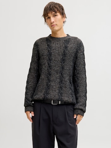Jack & Jones Premium Tröja 'JPRBLUCARL' i brun: framsida