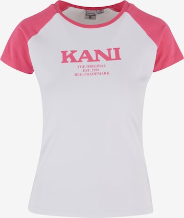 T-shirt Karl Kani en blanc : devant