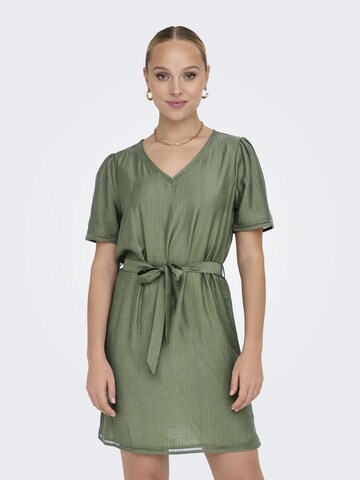 Robe 'CELINE PAULA' ONLY en vert : devant