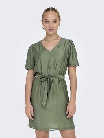 ONLY Φόρεμα 'CELINE PAULA' σε πράσινο: μπροστά