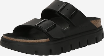 BIRKENSTOCKNatikače s potpeticom - crna boja: prednji dio