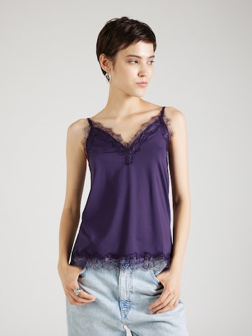 rosemunde Top in Lila: voorkant