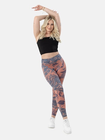 LEAFLETIC Skinny Leggings 'Leafletic Woman`s Long Length Legging' in Mixed colors: front