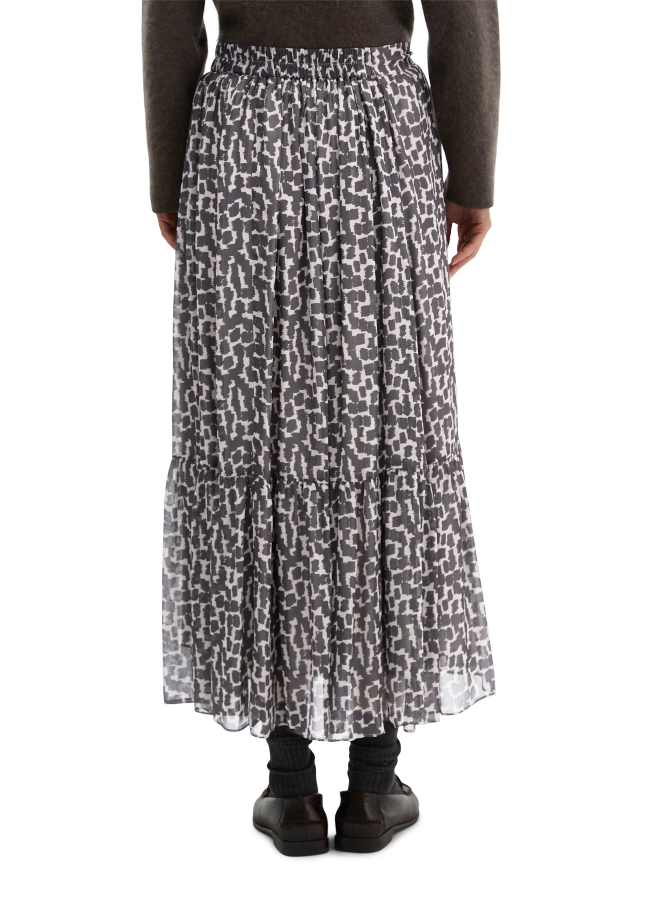 Marc O'Polo Skirt in Grey: back