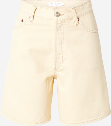 TOPSHOPregular Traperice - bež boja: prednji dio