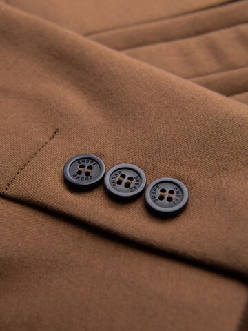 Regular fit Giacca da completo di Ombre in marrone