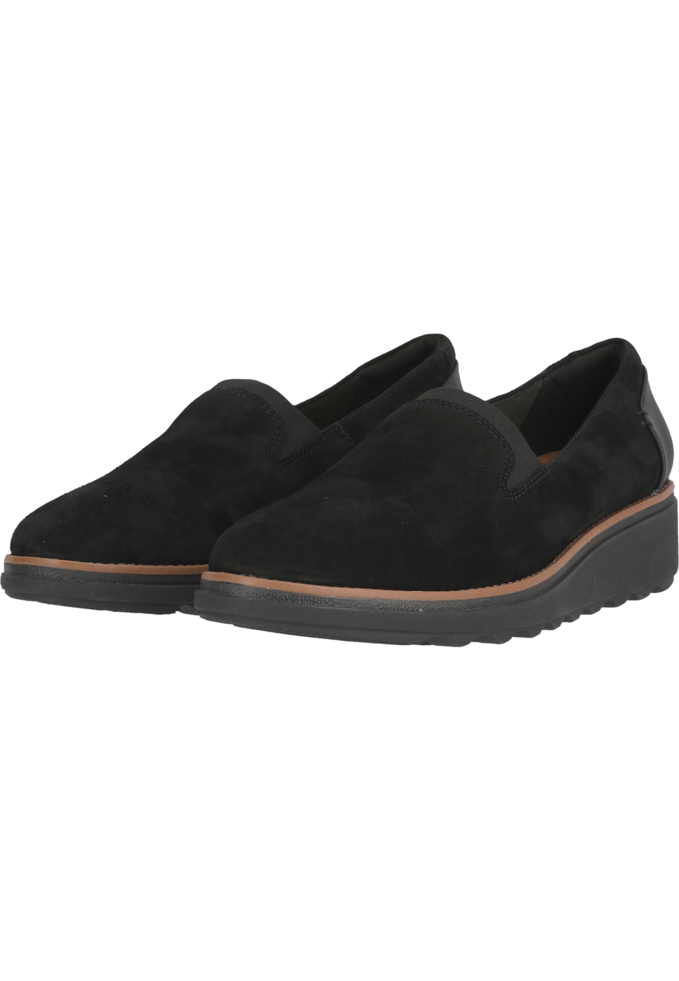 CLARKS Ballerina 'Sharon Dolly' in Zwart