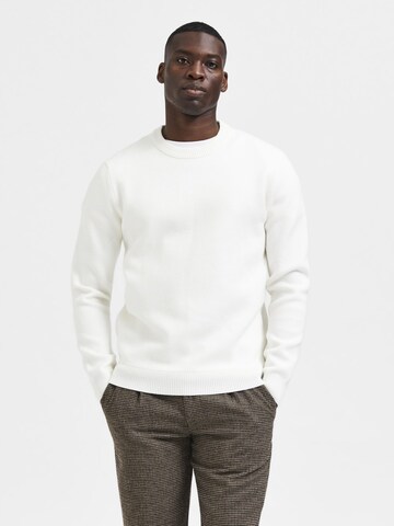 SELECTED HOMME Trui in Wit: voorkant