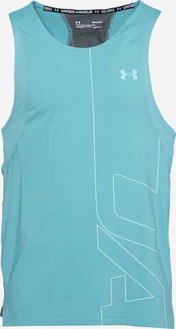 UNDER ARMOUR Performance Shirt 'Iso Chill' in Blue: front