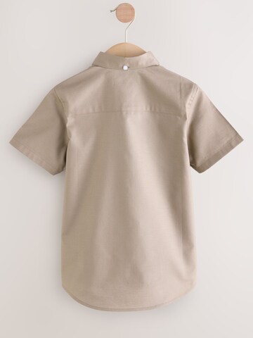 Next Regular fit Button up shirt in Beige