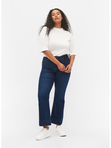 Bootcut Jeans 'Ellen' de la Zizzi pe albastru