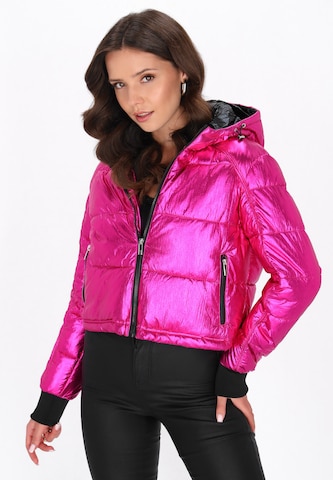 faina - Casaco de inverno em rosa: frente