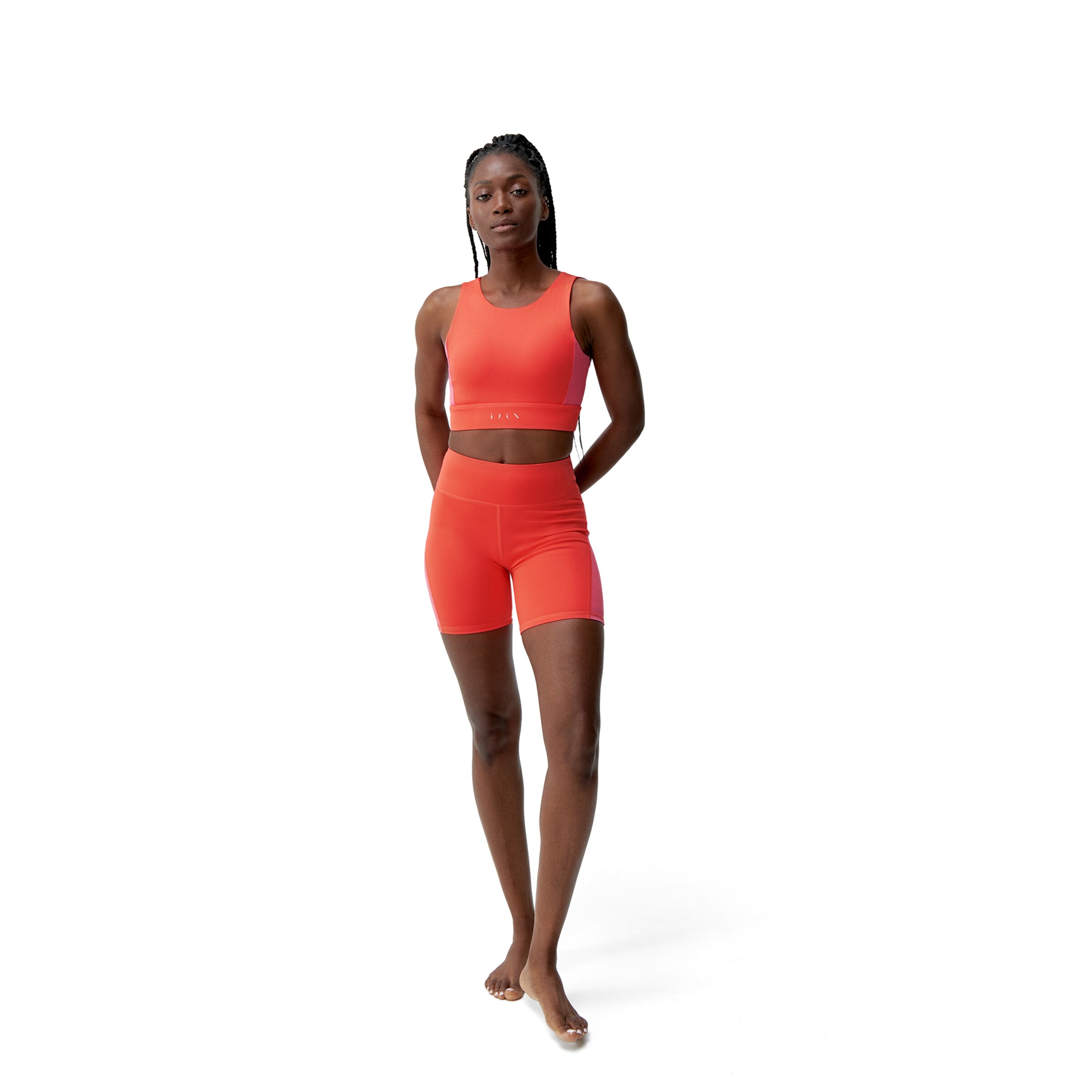 Born Living Yoga Sporttop 'Latika' in Oranje