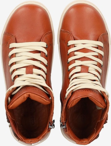 COSMOS COMFORT High-Top Sneakers in Brown