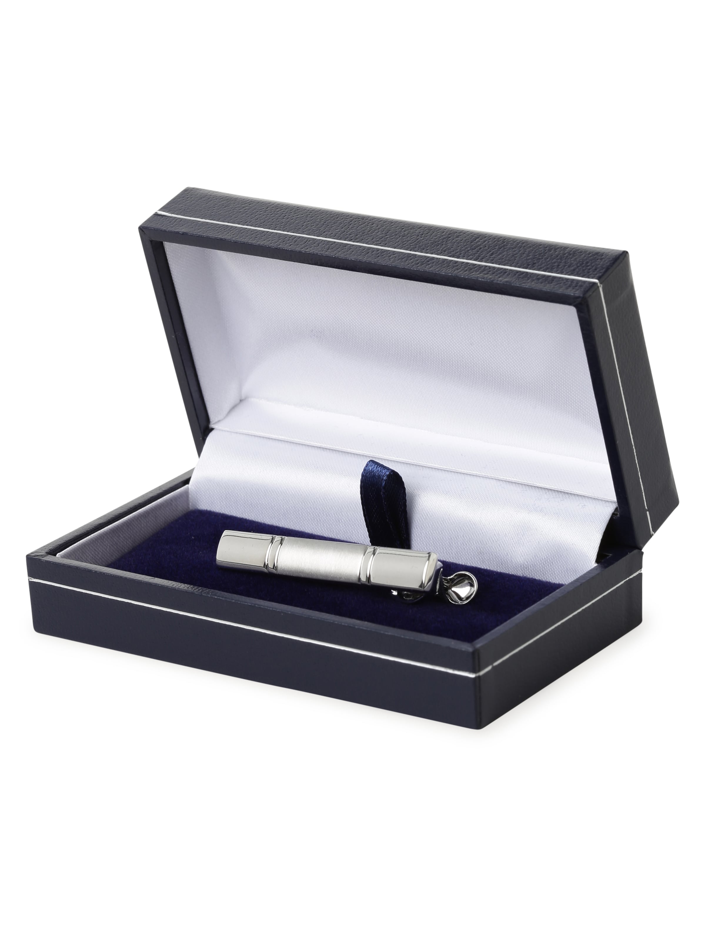 Andrew James Krawattenklammer in Silber