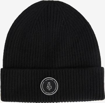 JACK & JONES Beanie 'JACWINSTON' in Black: front