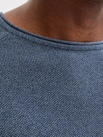 JACK & JONES Regular Fit Pullover 'JJEHill' i blå