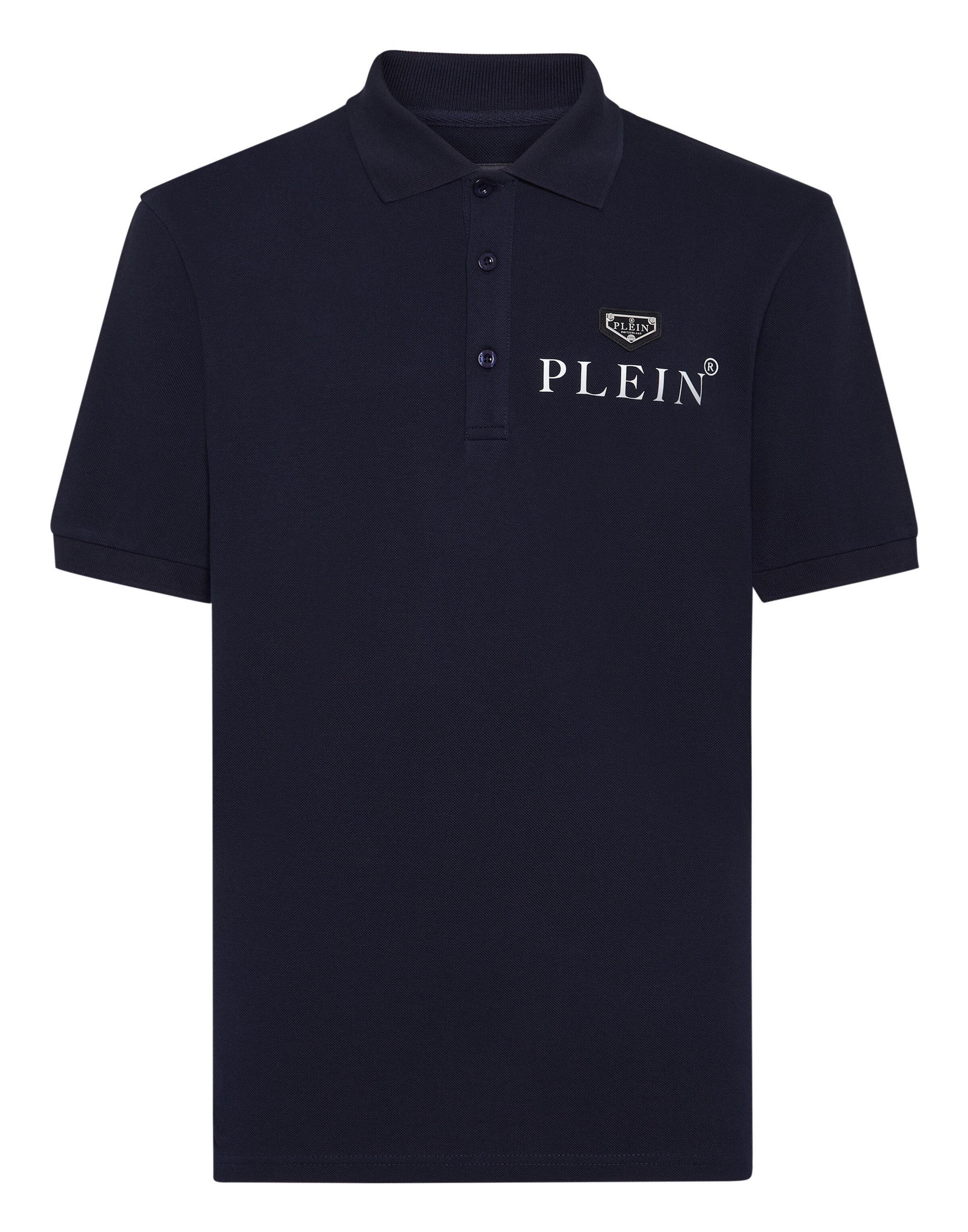 Philipp Plein Poloshirt 'Iconic' in Blau: Vorderseite