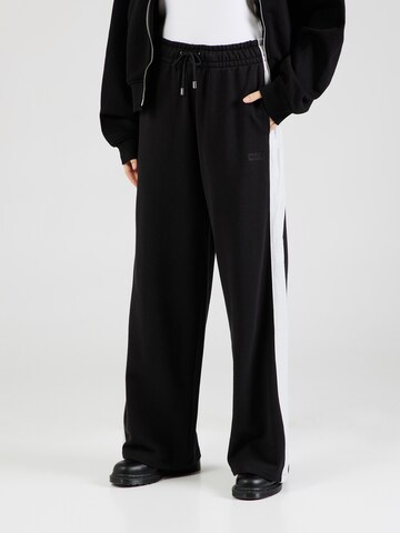 Wide Leg Pantalon 'Nella' HUGO en noir : devant