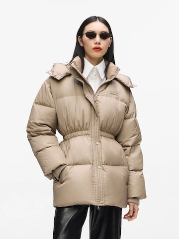 Karl Lagerfeld Mantel in Beige: Vorderseite