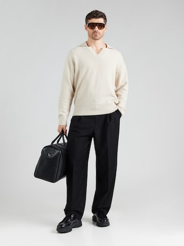 Pull-over 'Ucari' BOSS en blanc