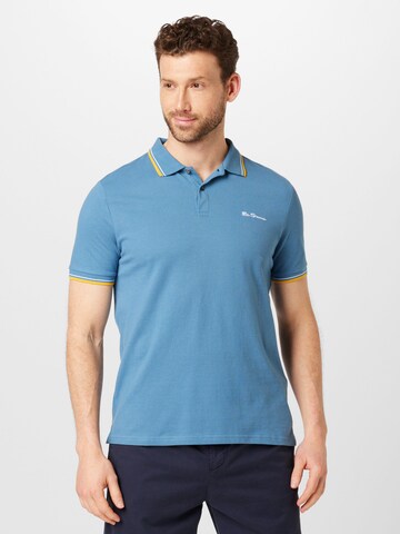 T-Shirt Ben Sherman en bleu : devant