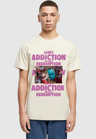 Merchcode Shirt 'Jane's Addiction - Imminent Redemption' in Beige: Vorderseite