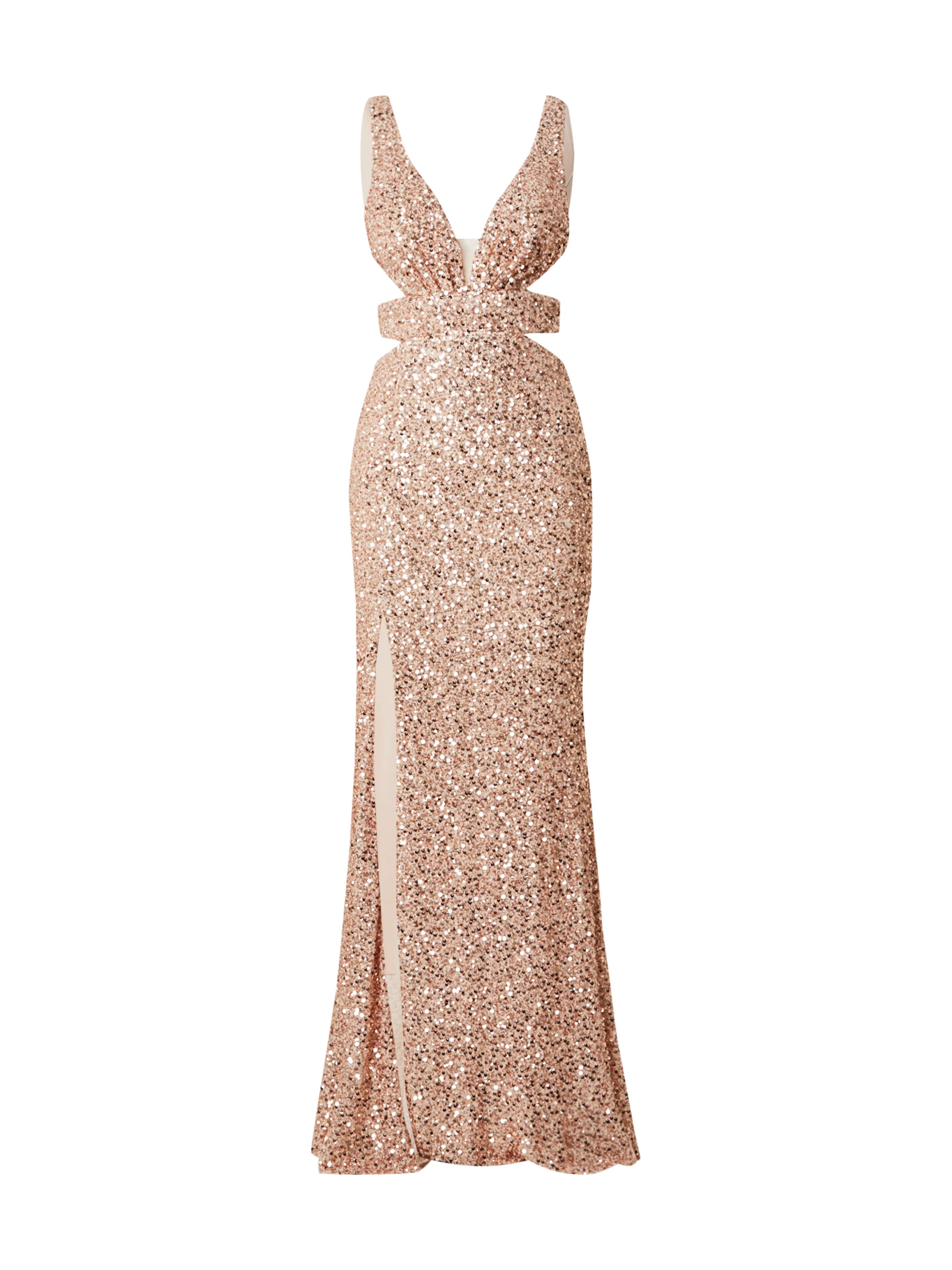 Unique Evening dress in Gold: front
