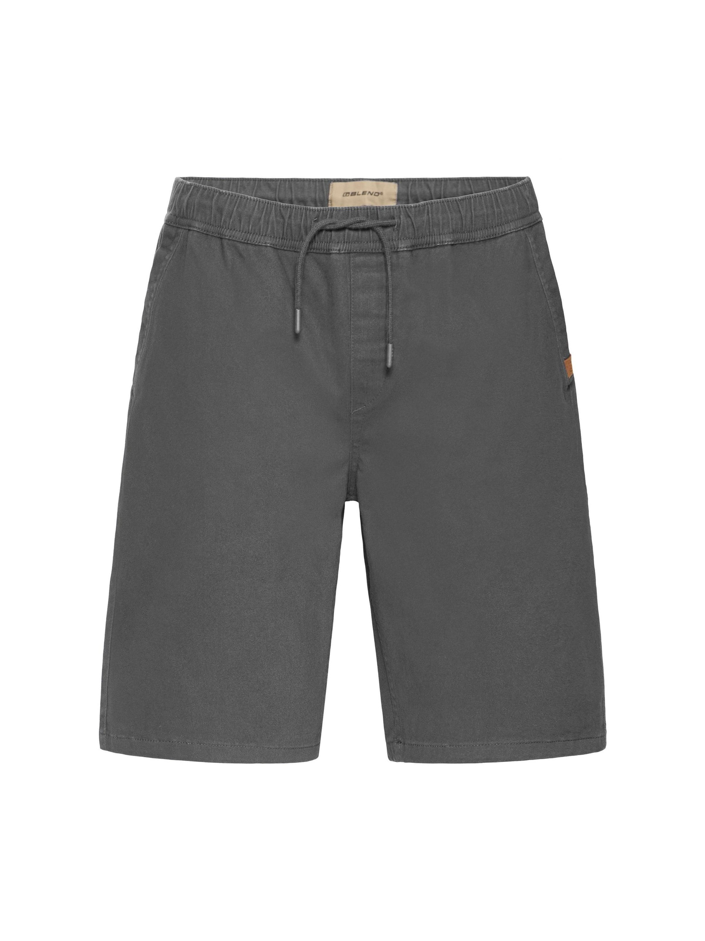 BLEND Slimfit Chinoshorts ' BHTirel ' in Grau: Vorderseite