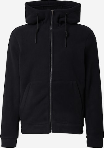 BLEND Fleecejacke in Schwarz: Vorderseite