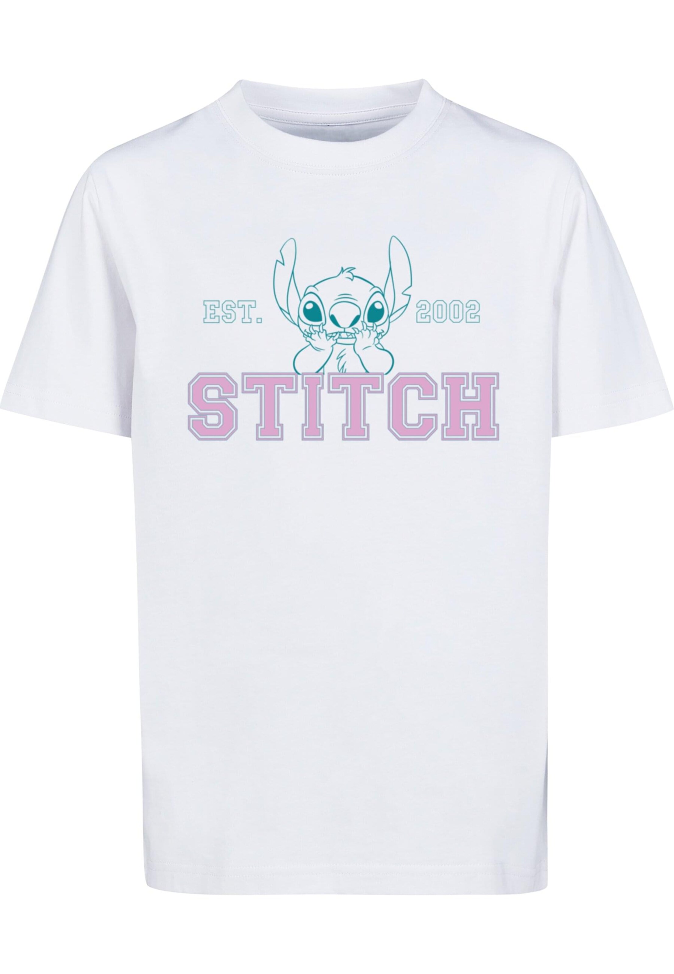T-Shirt 'Lilo And Stitch' ABSOLUTE CULT en blanc : devant