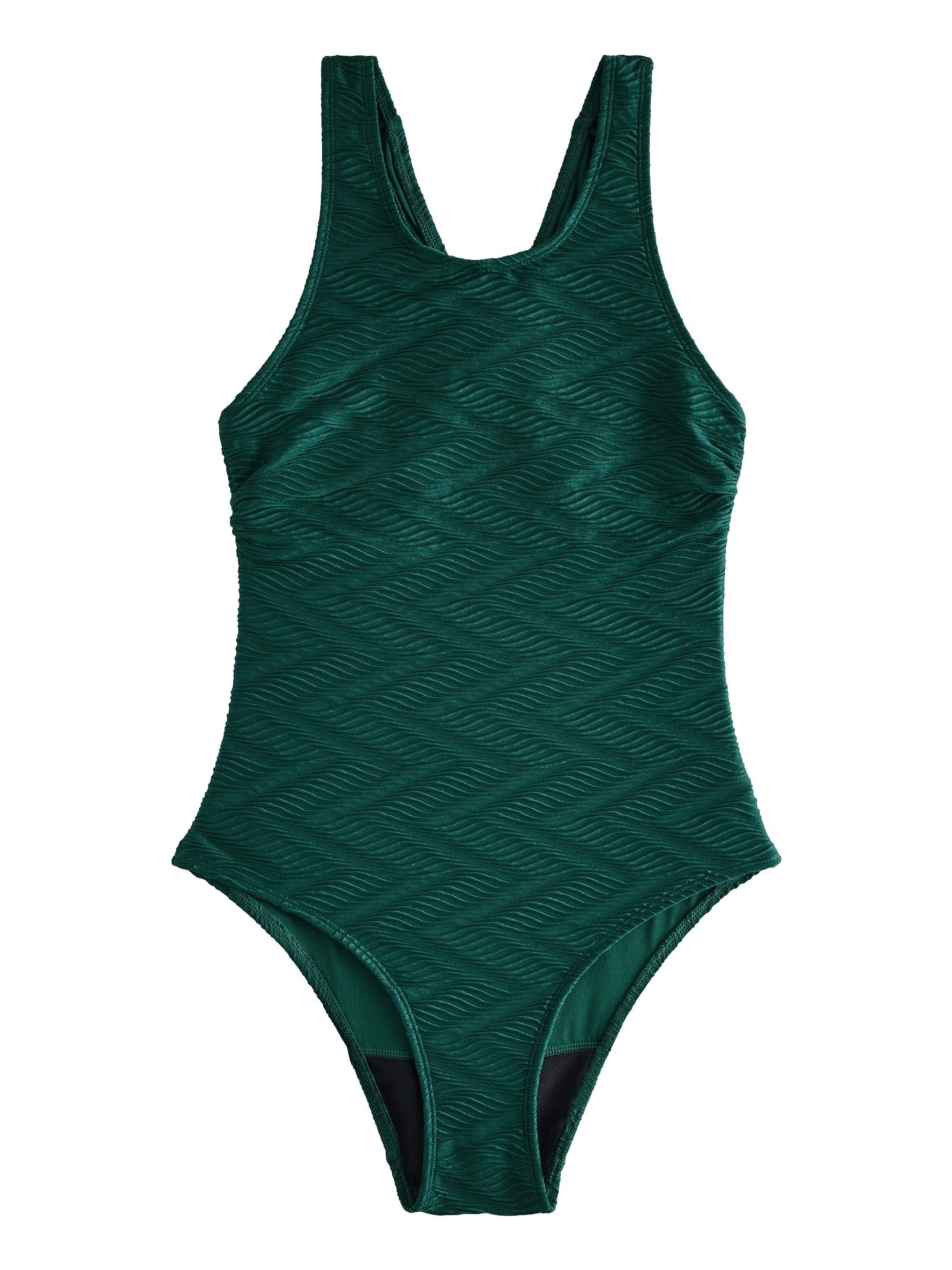 Next Μπουστάκι Ολόσωμο μαγιό σε πράσινο: μπροστά