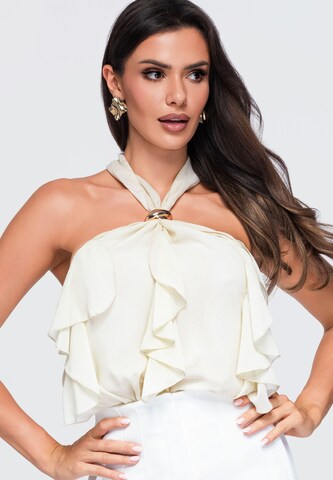 Ombre Top in Beige