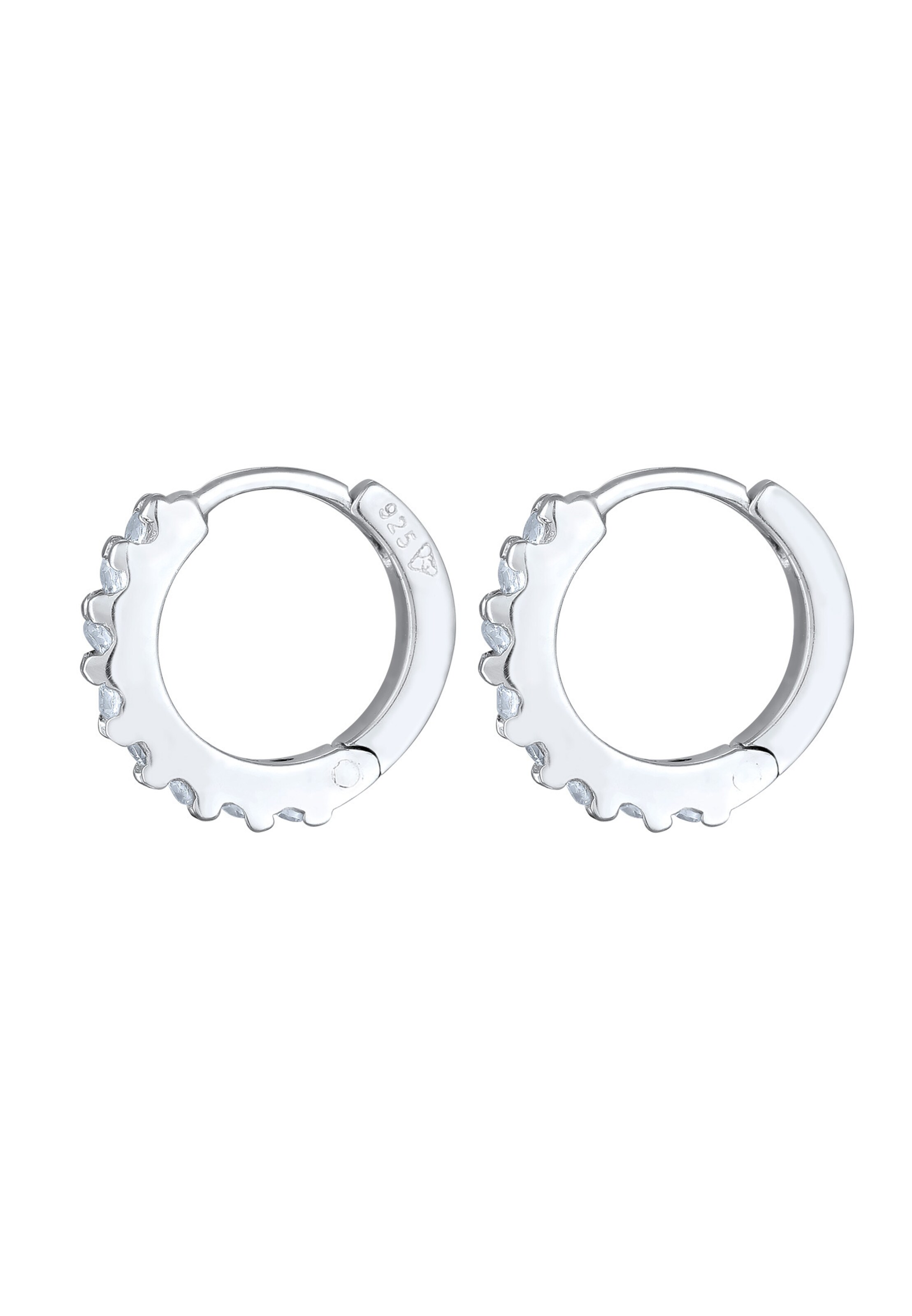 Elli DIAMONDS Earrings 'Diamant' in Silver