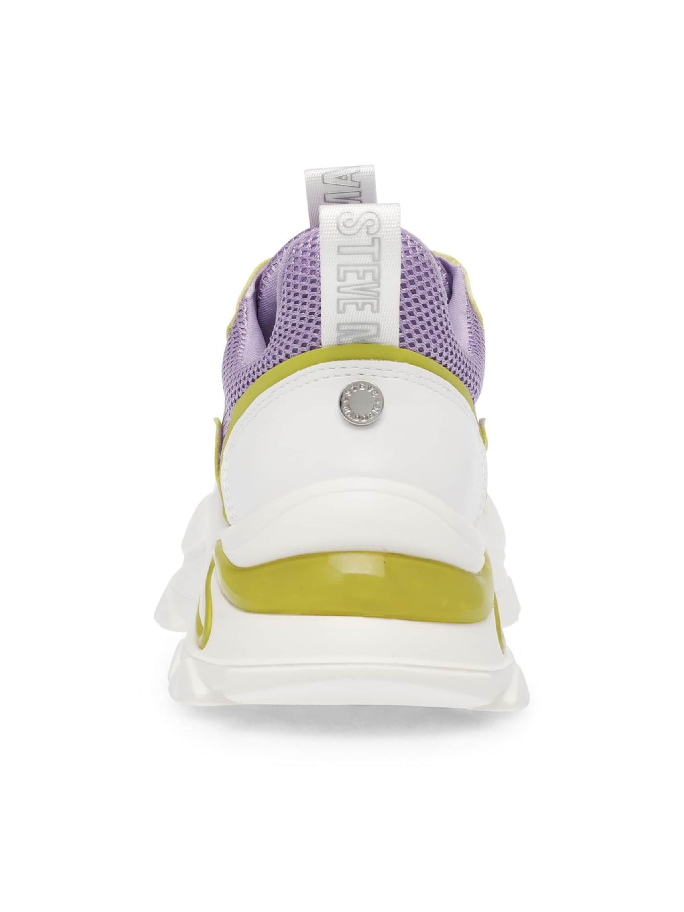STEVE MADDEN Sportslig snøresko 'W Manerva Lavender / White Shoes' i blandingsfarvet
