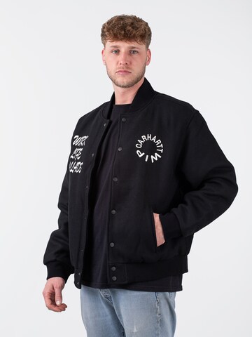 Carhartt WIP Übergangsjacke 'Work Varsity' in Schwarz
