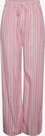 PIECES Широка кройка Панталон 'ALVINA' в розово: отпред