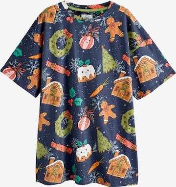 Next Yöpaita värissä sininen: etupuoli