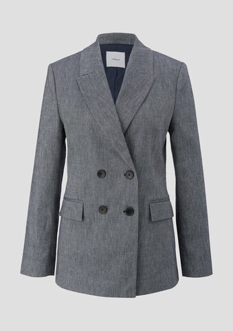 s.Oliver BLACK LABEL Blazer in Grau: Vorderseite