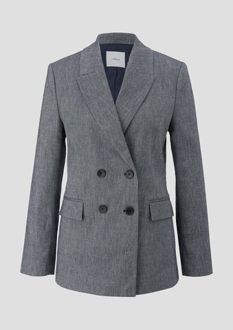 Blazer s.Oliver BLACK LABEL en gris : devant